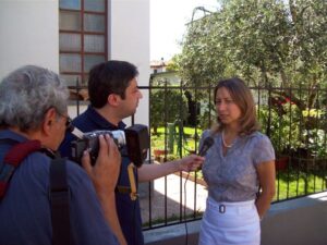 Visita ispettiva dei radicali alle carceri di Udine e Tolmezzo con Elisabetta Zamparutti, Ivano Strizzolo (PD) e Sergio D'Elia (14/08/2009) - Foto di Stefano Barazzutti